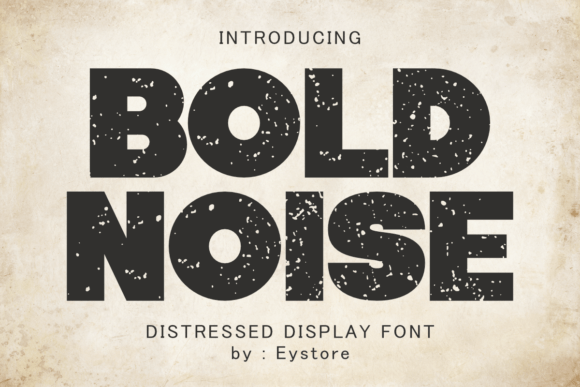 Bold Noise: A Typeface for Unforgettable Visual Impact