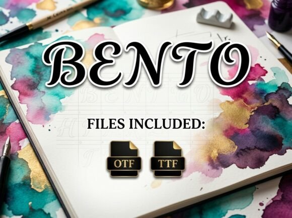 Command Attention with Bento: An Avant-Garde Display Typeface