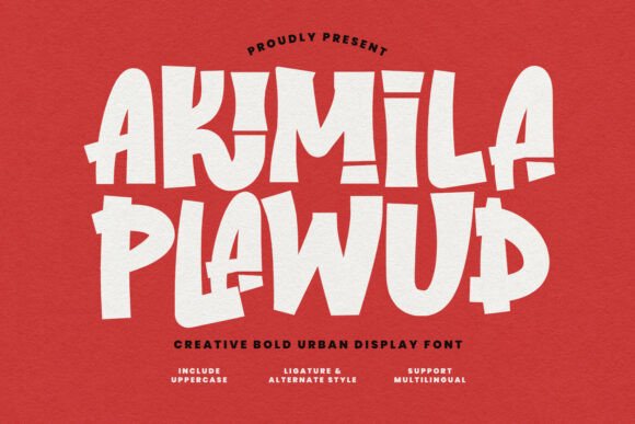 Exploring Akimila Plawud: A Bold Typeface for Impactful Design