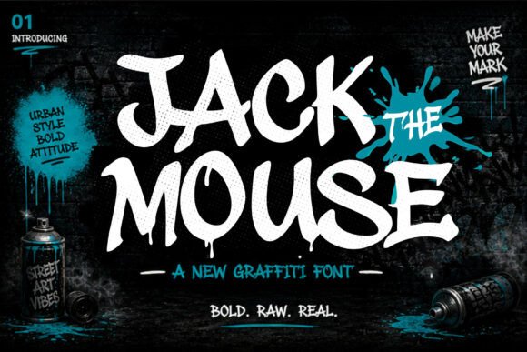 Jack The Mouse: A Typeface with Unyielding Street Art Attitude